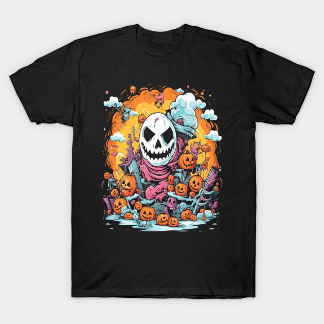 Halloween Ghost T-Shirt by pa2rok